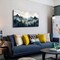 Canvas Wall Art For Bedroom Wall Decorations For Living Room Modern Office Wall Decor Abstract Watercolour Painting Mountain Landscape Wall Pictures Printed Artwork Home Decor 20"X40"